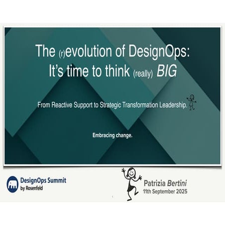 The (r)evolution of designOps: It’s Time to Think (really) BIG