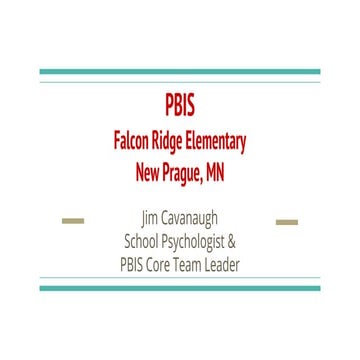 Pbis at falcon ridge elementary