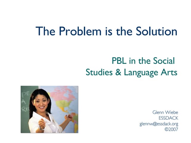 PBL for Social Studies & Language Arts