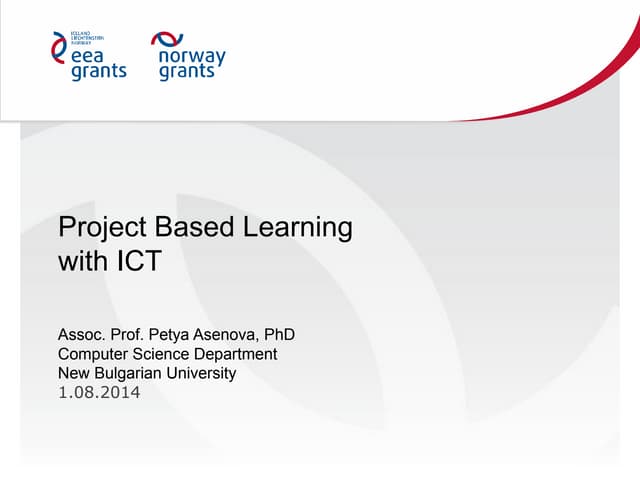 Project based learning with ICT
