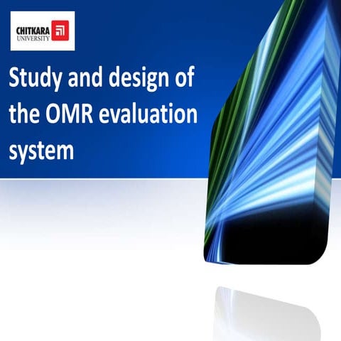 OMR Design And Evaluation System