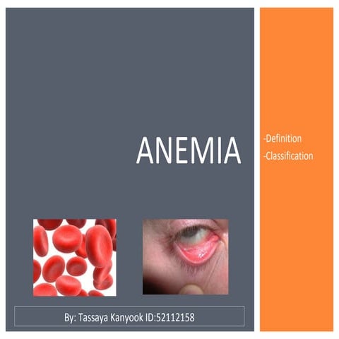  anemia classification