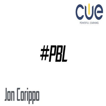 PBL Keynote - The How and Why of PBL