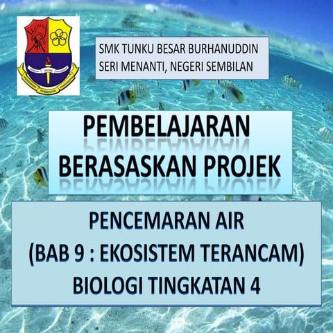 Pbl power point pencemaran air