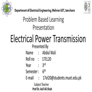 Types of Electrical Power Transmission System