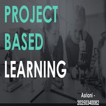 materi pembelajaran project based learning | PPTX