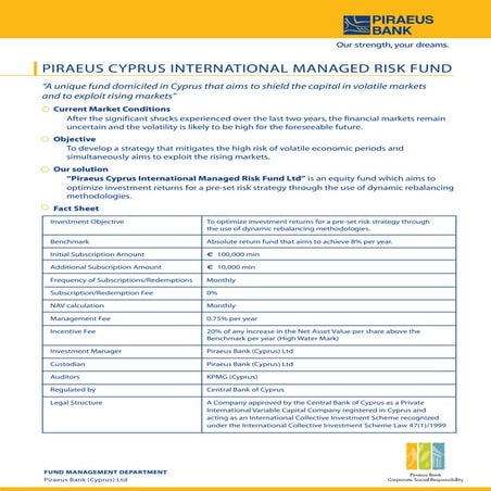 International Managed Risk Fund