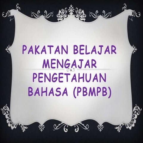 Pakatan mengajar belajar 