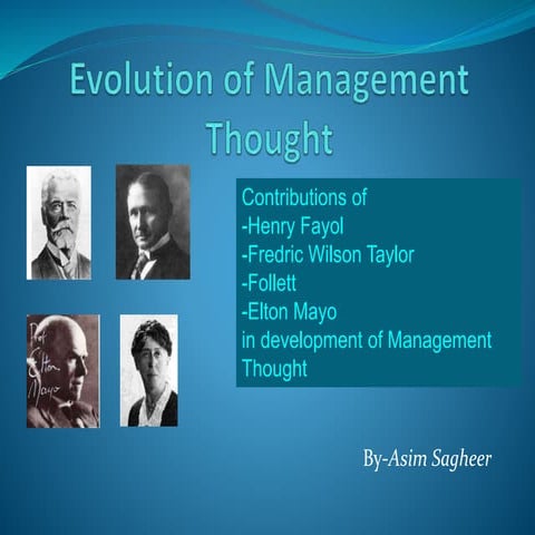 Management Thought