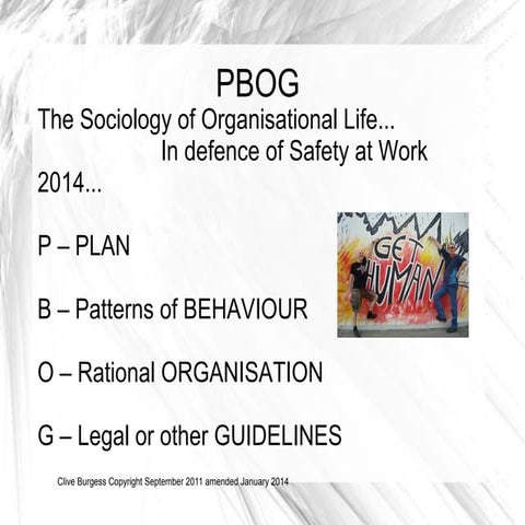 Pbog in defence of Safety at Work 2014 - Wake Up Britain!!! | ODP