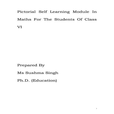 Pictorial module on circles for Teachers