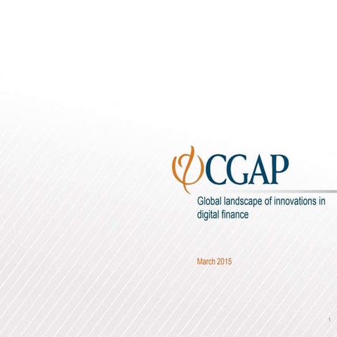 The Global Landscape of Digital Finance Innovations