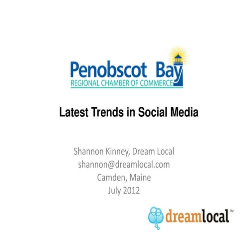 Dream Local Digital: latest trends in social media