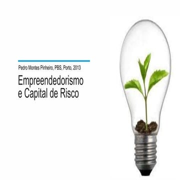 Empreendedorismo e Capital de Risco | PPTX