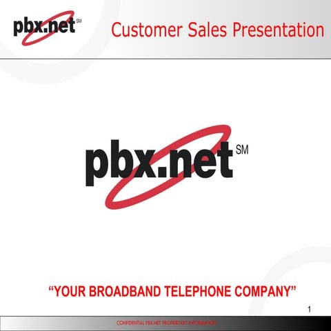 PBX.NET Hosted PBX | Business VOIP Sales Presentation