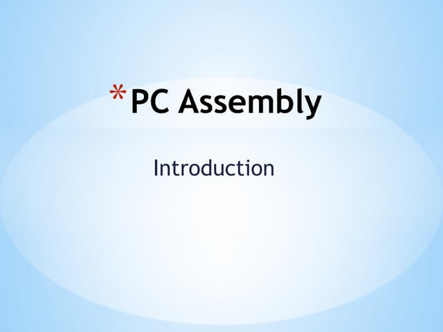 PC Assembly and Disassembly.pptx