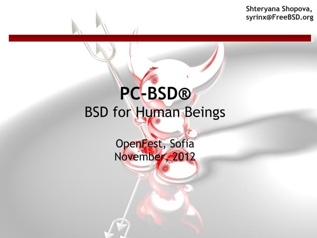 Pc bsd-intro