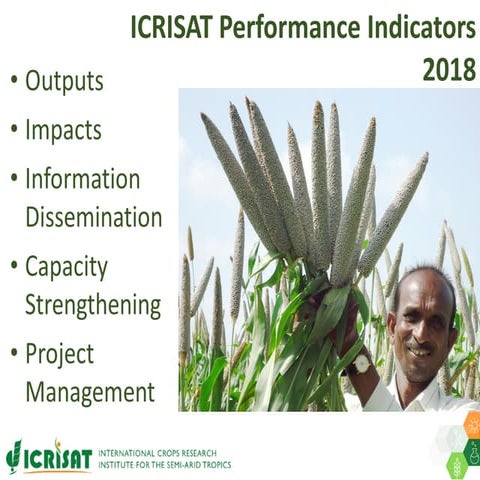 ICRISAT Governing Board 2019 PC meeting: ICRISAT Performance Indicators 2018 ...