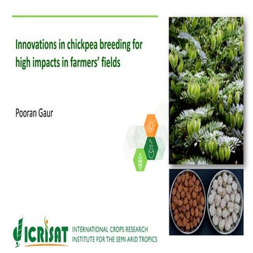 ICRISAT Governing Board 2019 PC meeting : Innovations in chickpea breeding fo...