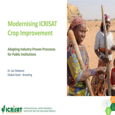 ICRISAT Governing Board 2019 PC meeting: Modernising ICRISAT Crop Improvement...