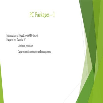 pc package unit 4 ppt presentation for education | PPTX