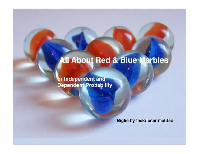 Probability - Independent & Dependent Events | PPT