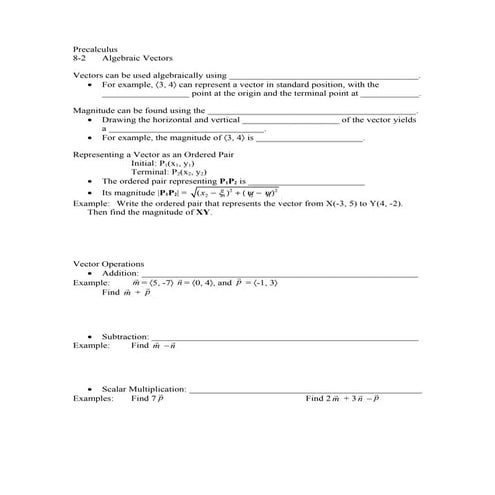 Pc8-2 Vectors2 Notes