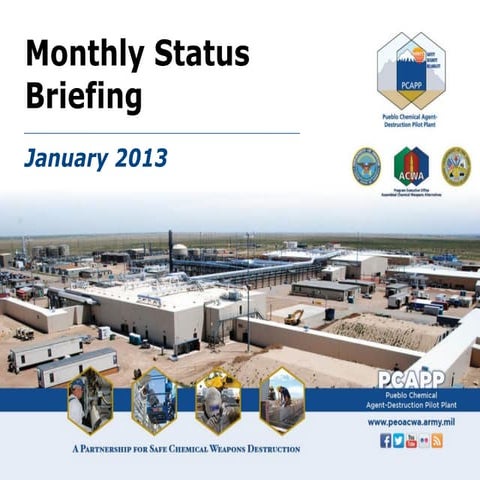 January 2013 PCAPP Monthly Status Briefing