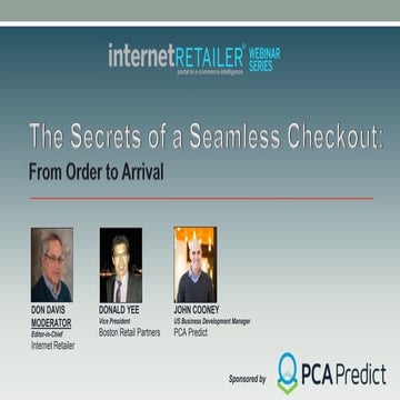 The Secrets of a Seamless Checkout 