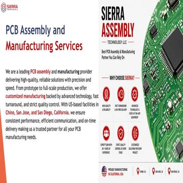 PCB Fabrication Process by Sierra Assembly | PPTX