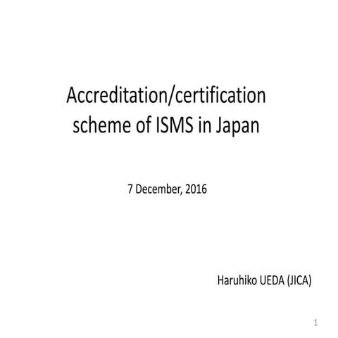 Pcb 1207 in japan - JICA 7 desember 2016