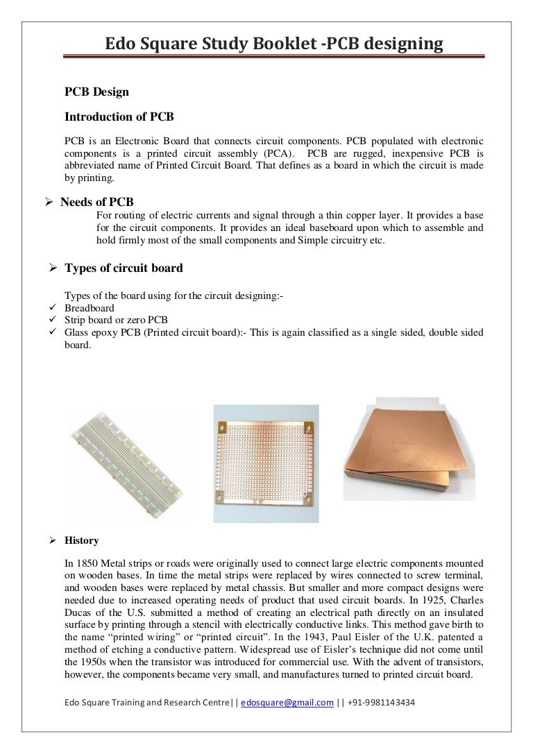 Introduction to PCB Designing Tutorial