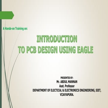 Pcb design using_eagle
