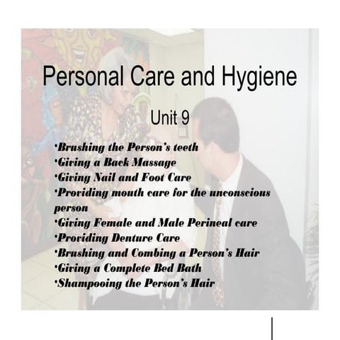 Pcc cna-2011 unit 9, cna