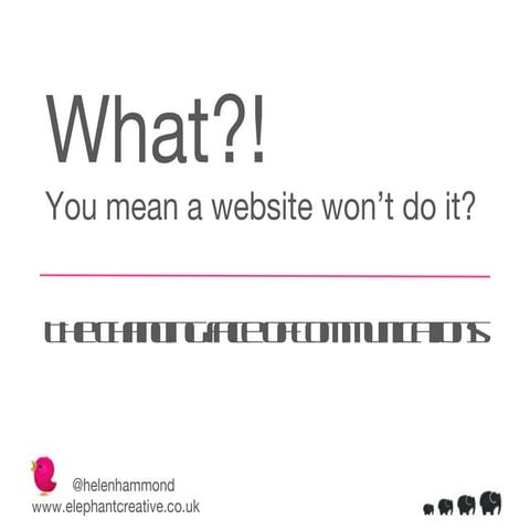 The changing face of communications