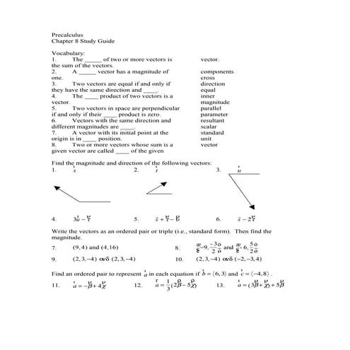 PC Chapter 8 Study Guide