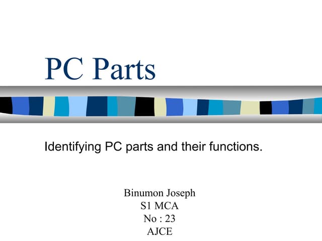 Pc components