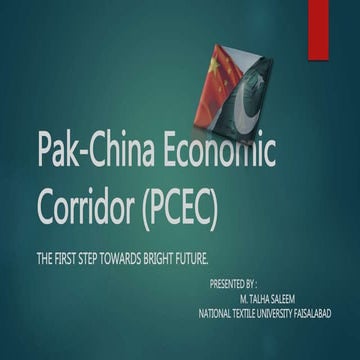 Pak China economic corridor