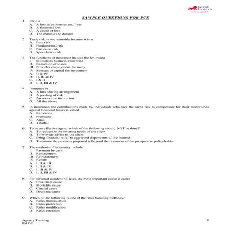 PCE Sample Exam_2