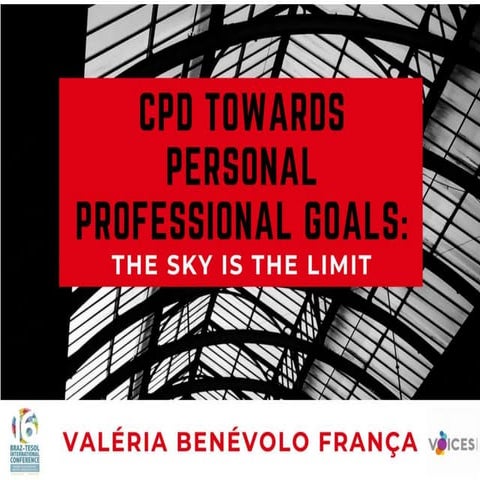CPD towards personal professional goals: the sky is the limit