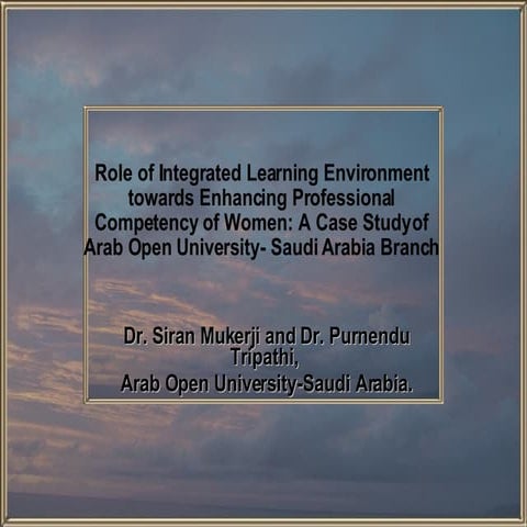 PCF5 London Presentation by Dr.Siran Mukerji & Dr.Purnendu Tripathi