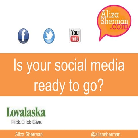 Is your social media ready to go?