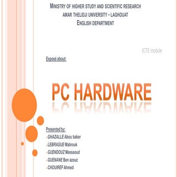 Pc hardware