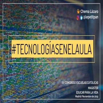 Maestros de maestros – Chema L.