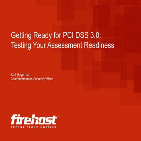 Getting Ready for PCI DSS 3.0