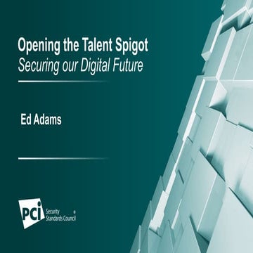 Opening the Talent Spigot to Securing our Digital Future