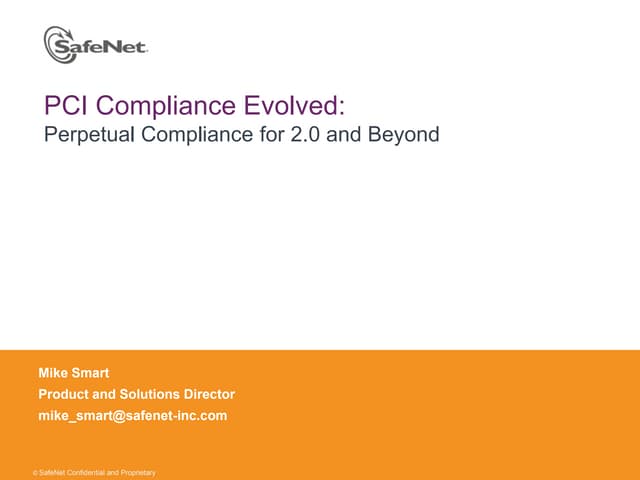 PCI Compliance Evolved