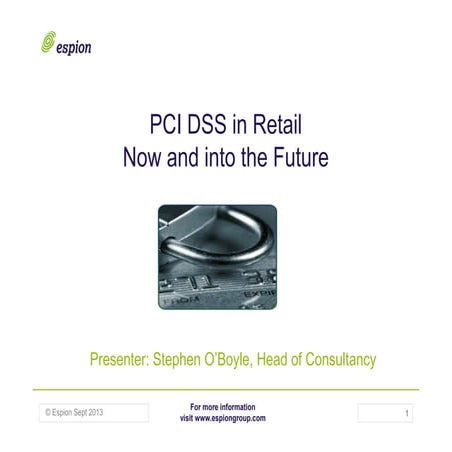 Pci dss in retail   now and into the future