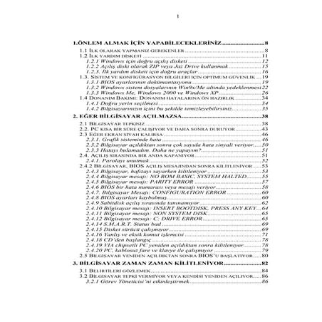 Bilgisayar İlk Yardım