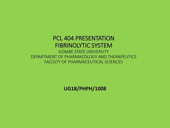 PCL 404 PRESENTATION UG18PHPH1040.pptx GSU | PPT